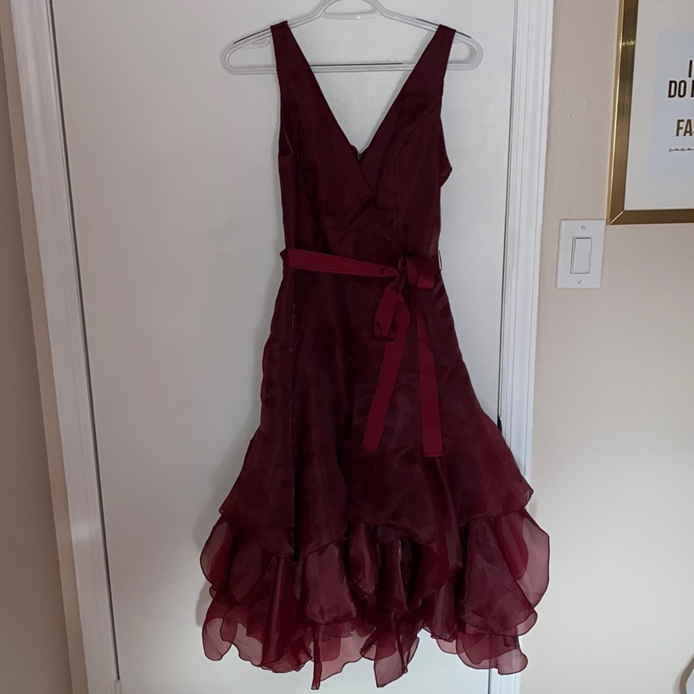 Party dress with a layered skirt
